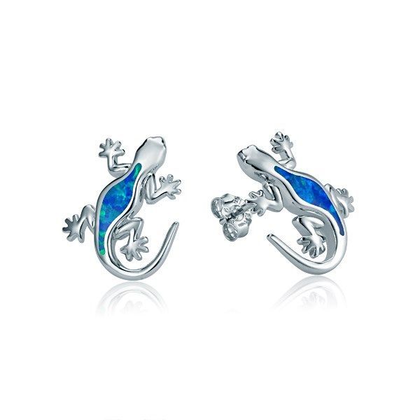 オパールゲッコーピアス 【4-4707】