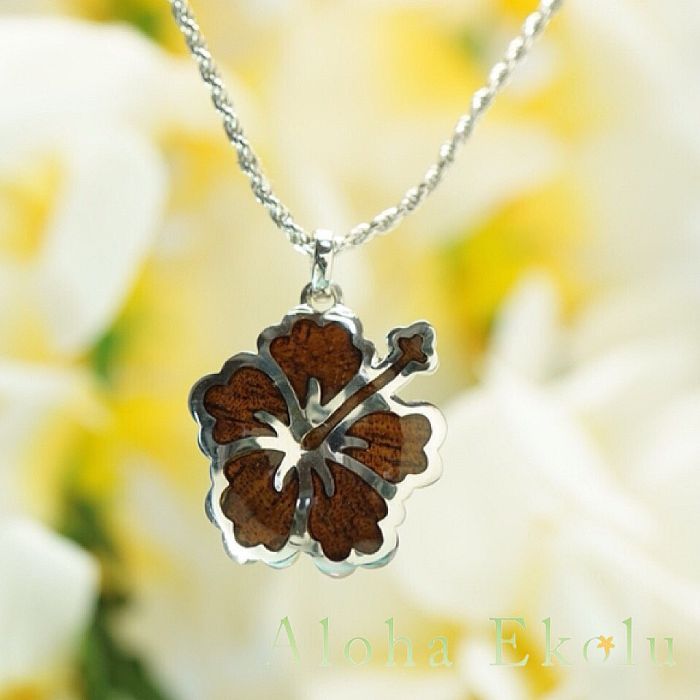 コアウッドハイビスカスペンダント 【2-6161】