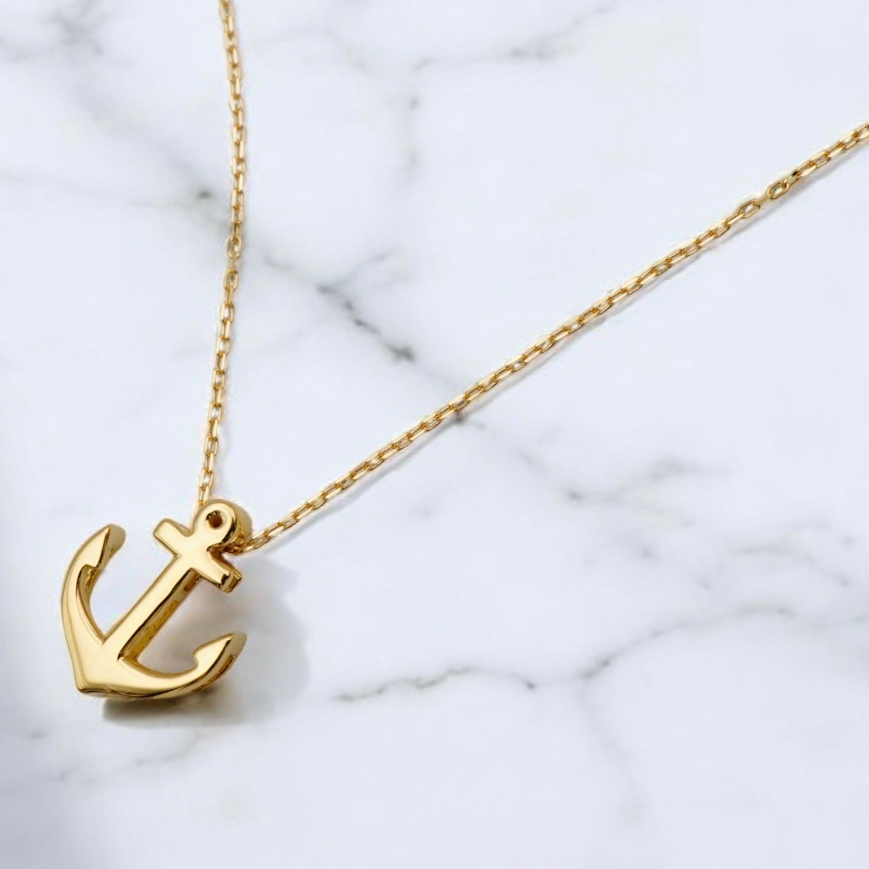 K18 アンカーネックレス 【12-2533】