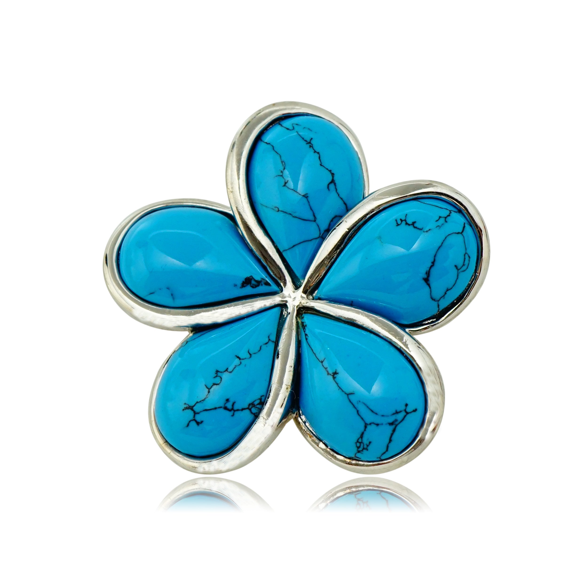 ターコイズプルメリアペンダント 【2-3399】