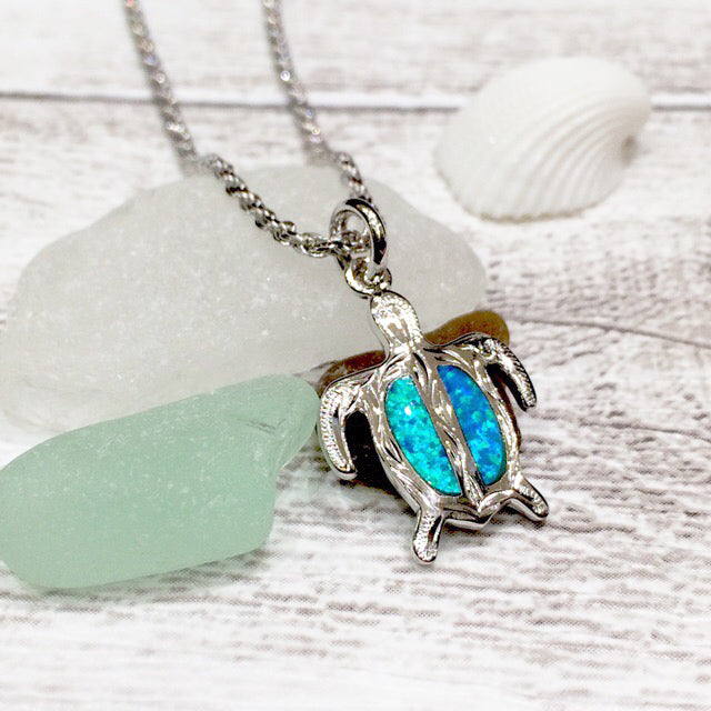 オパールスクロールホヌペンダント 【2-3764】