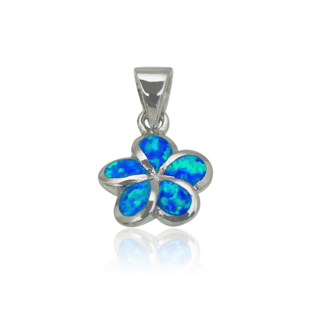 オパールミニプルメリアペンダント 【2-0466】