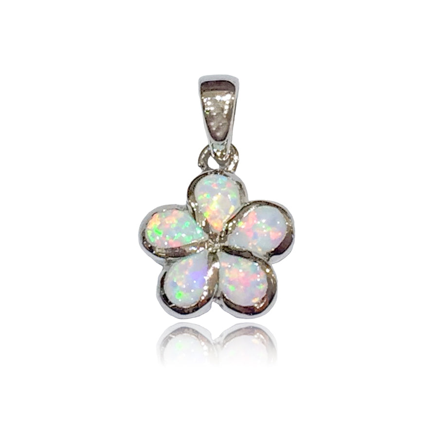 オパールミニプルメリアペンダント 【2-0466】