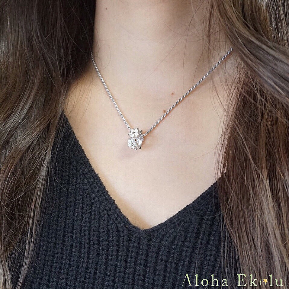 オパールプルメリアリングペンダント 【2-1326】