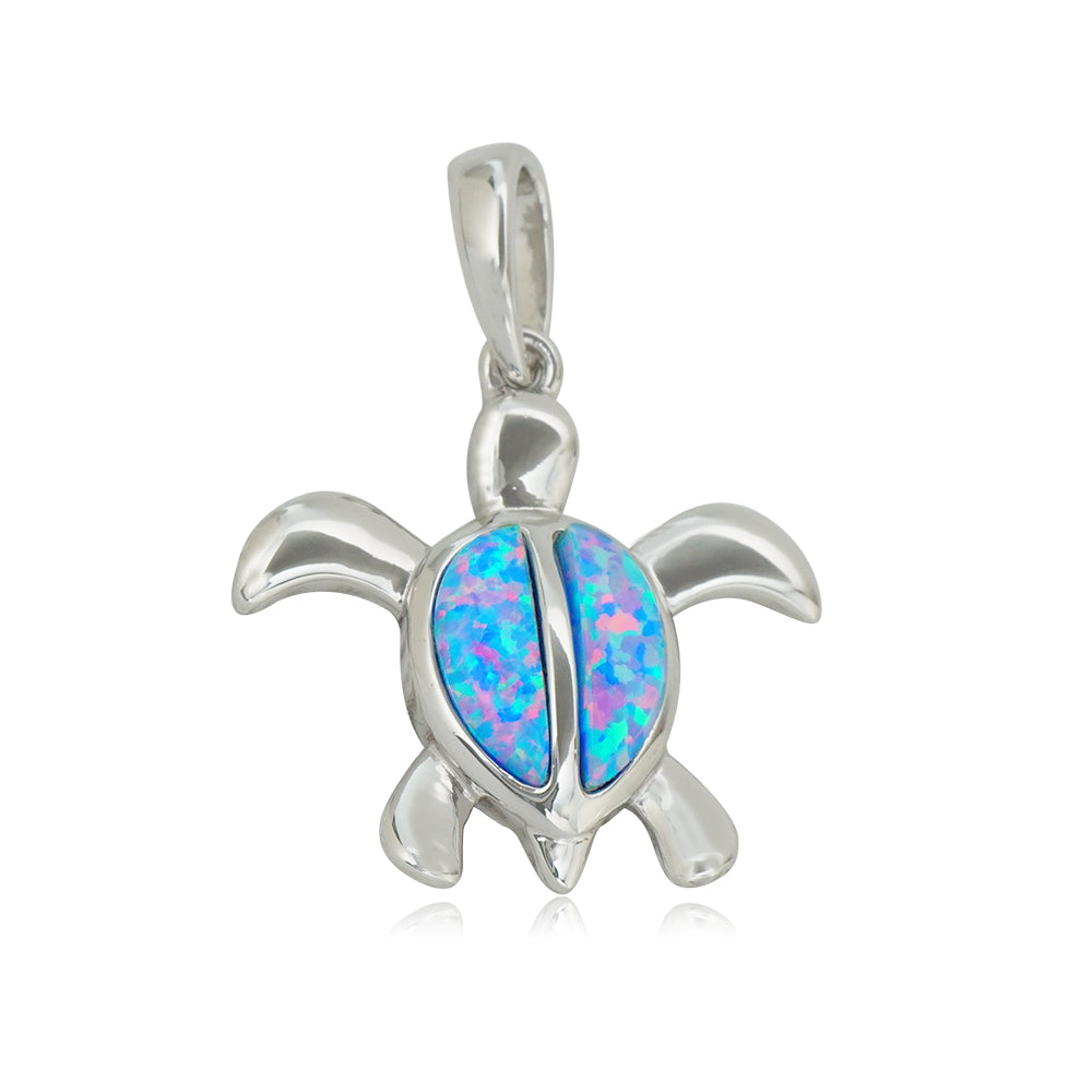 パープルオパールホヌペンダント 【2-3924 】