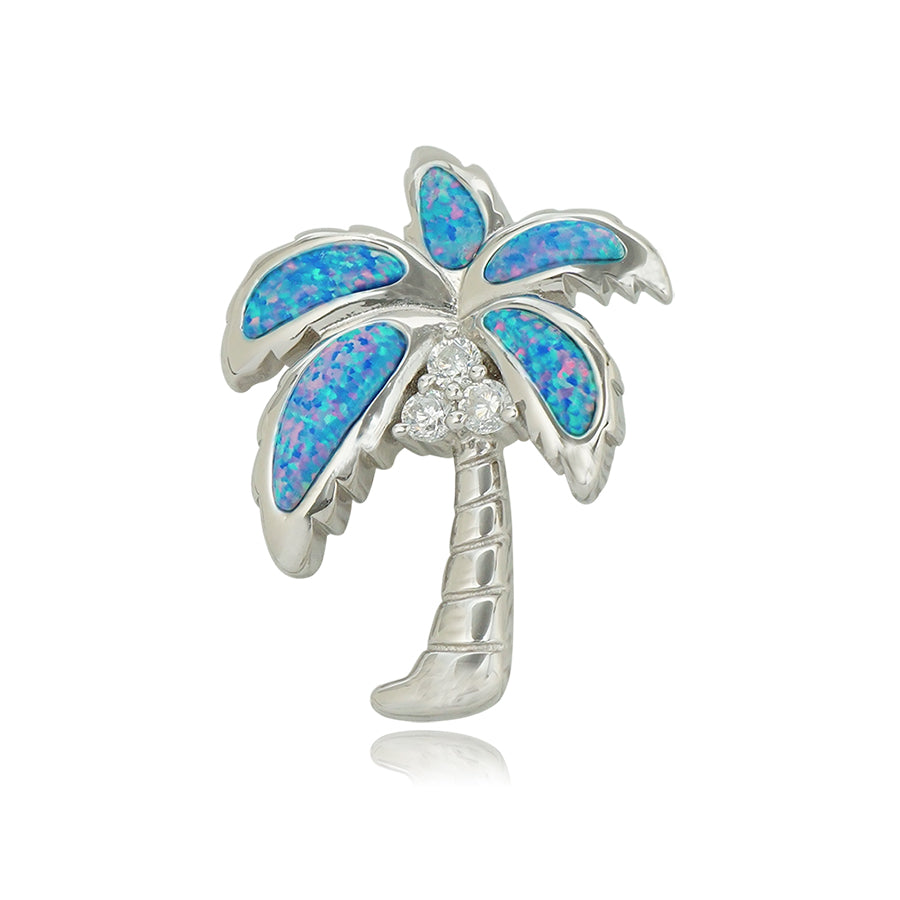 パープルオパールパームツリーペンダント 【2-3931】