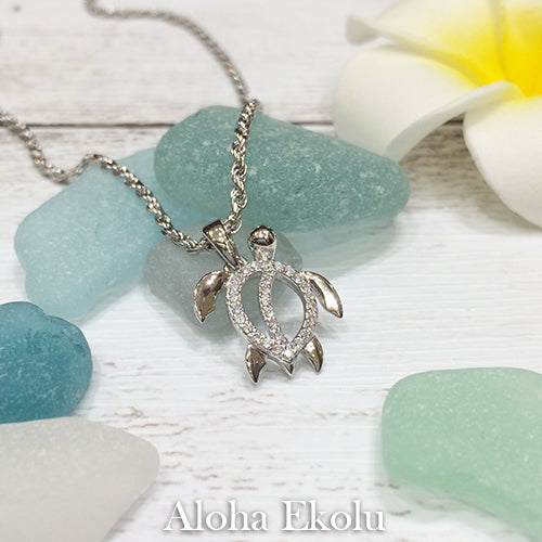 パヴェCZホヌペンダント 【2-4143】