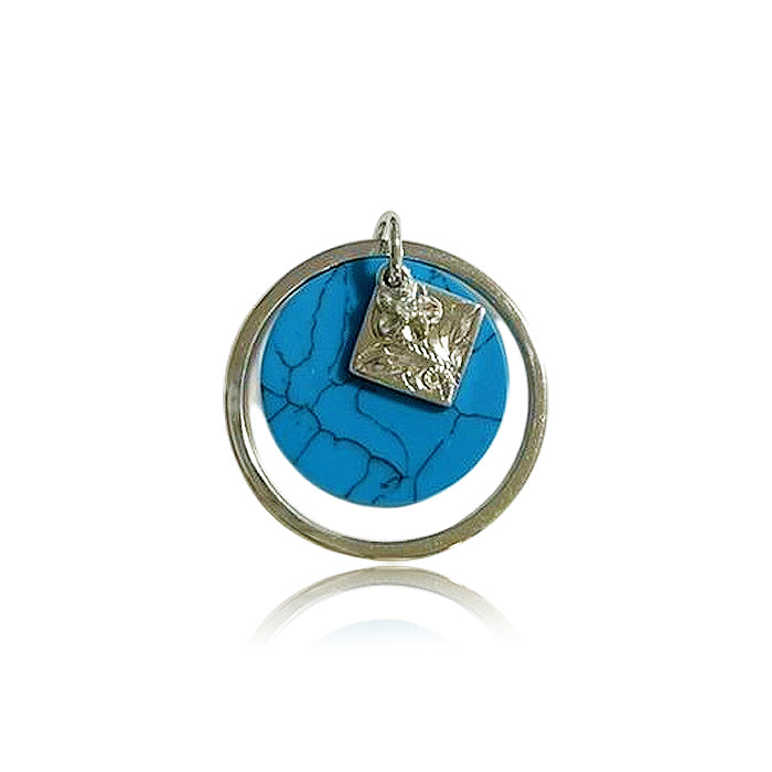 ひし形&TQプレートサークルペンダント 【2-4921】