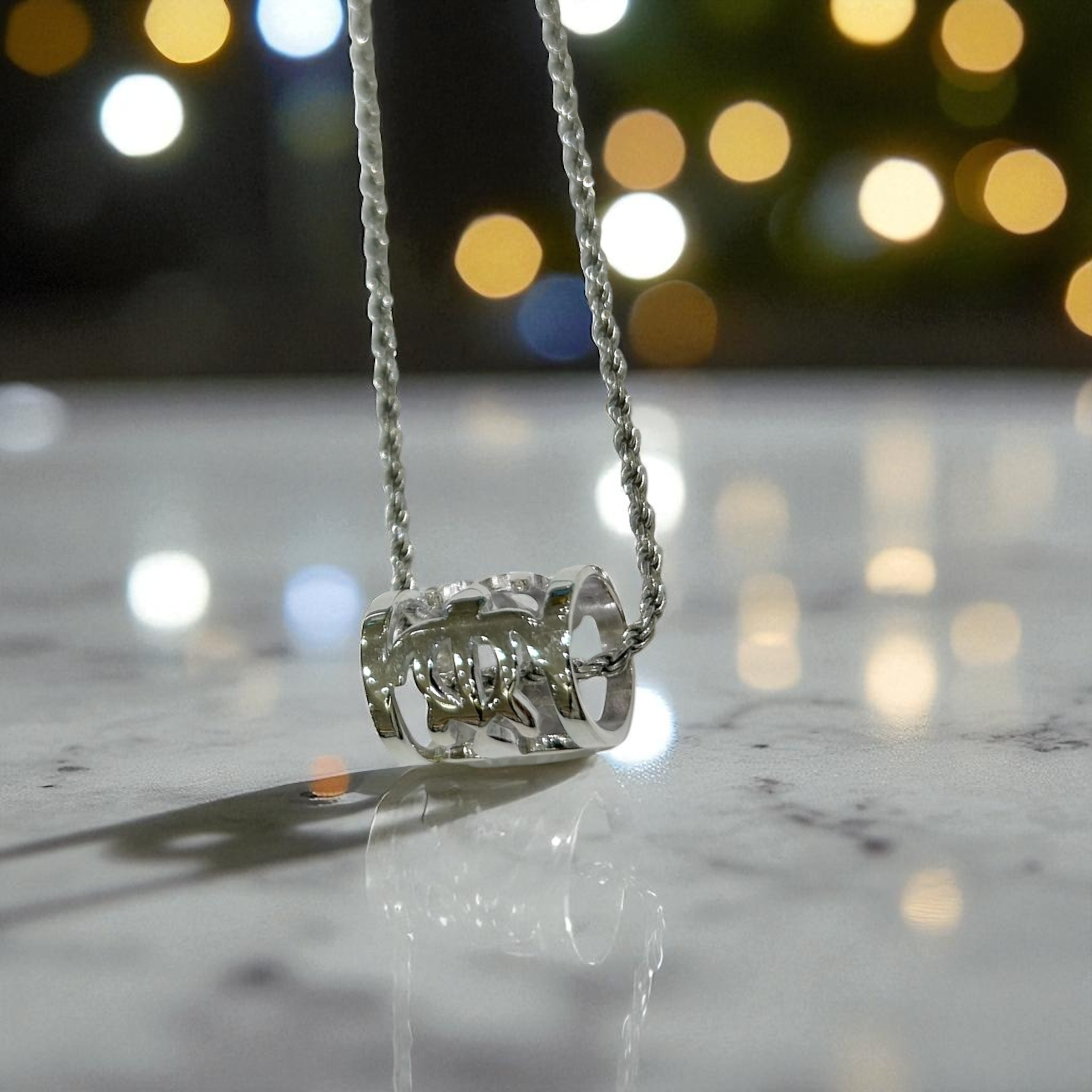 透かしホヌバレルペンダント 【2-6154】