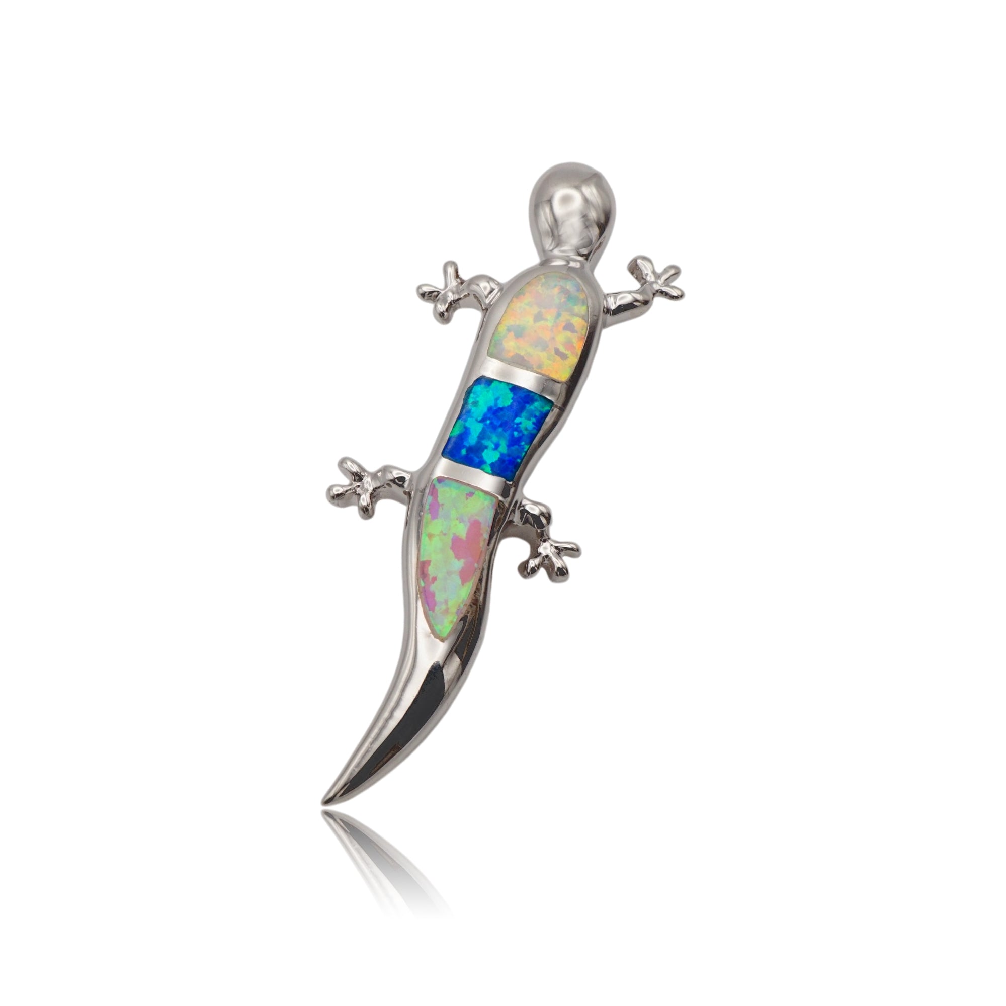 Mix オパールゲッコーペンダント 【2-6468】