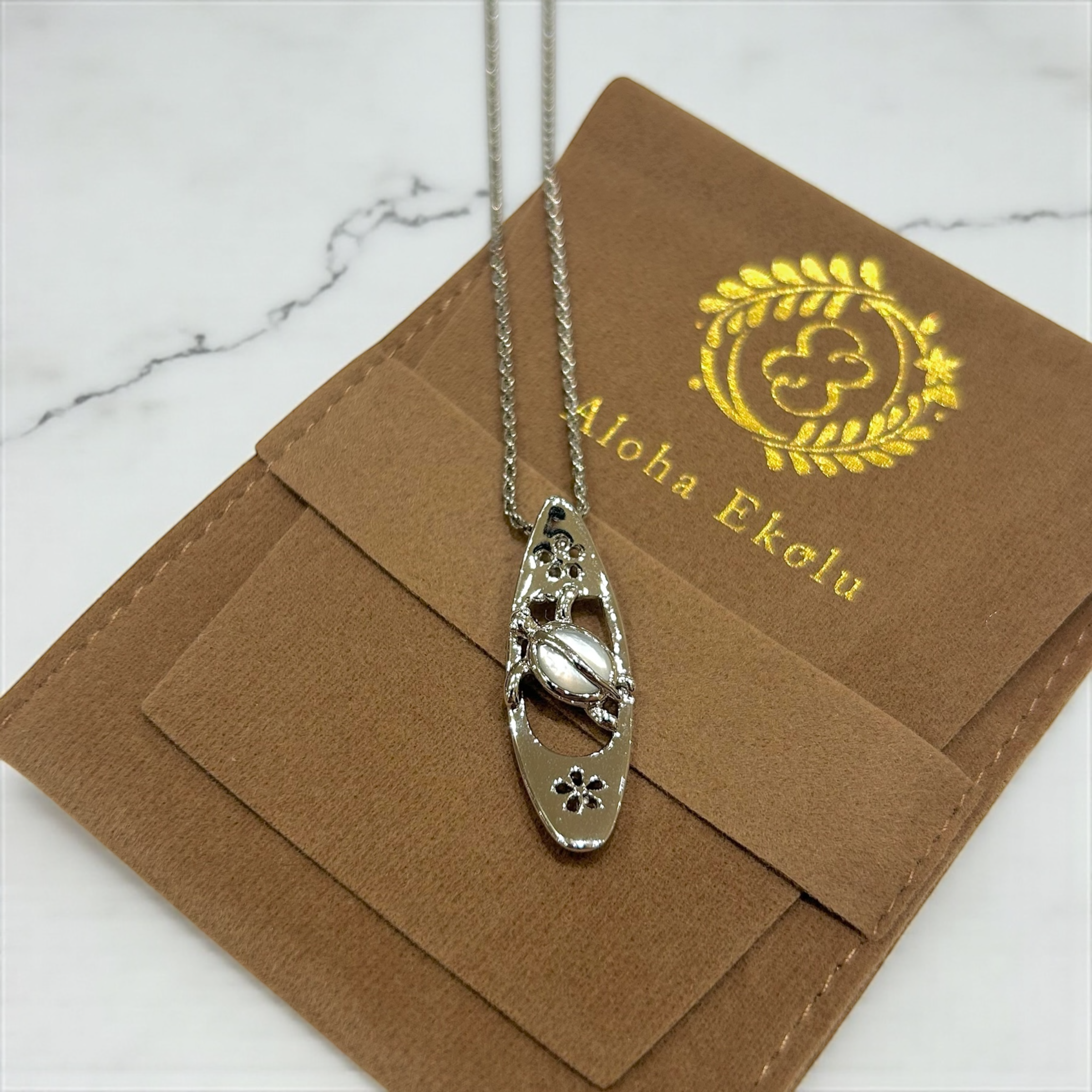 シェルホヌサーフボードペンダント 【2-7052】