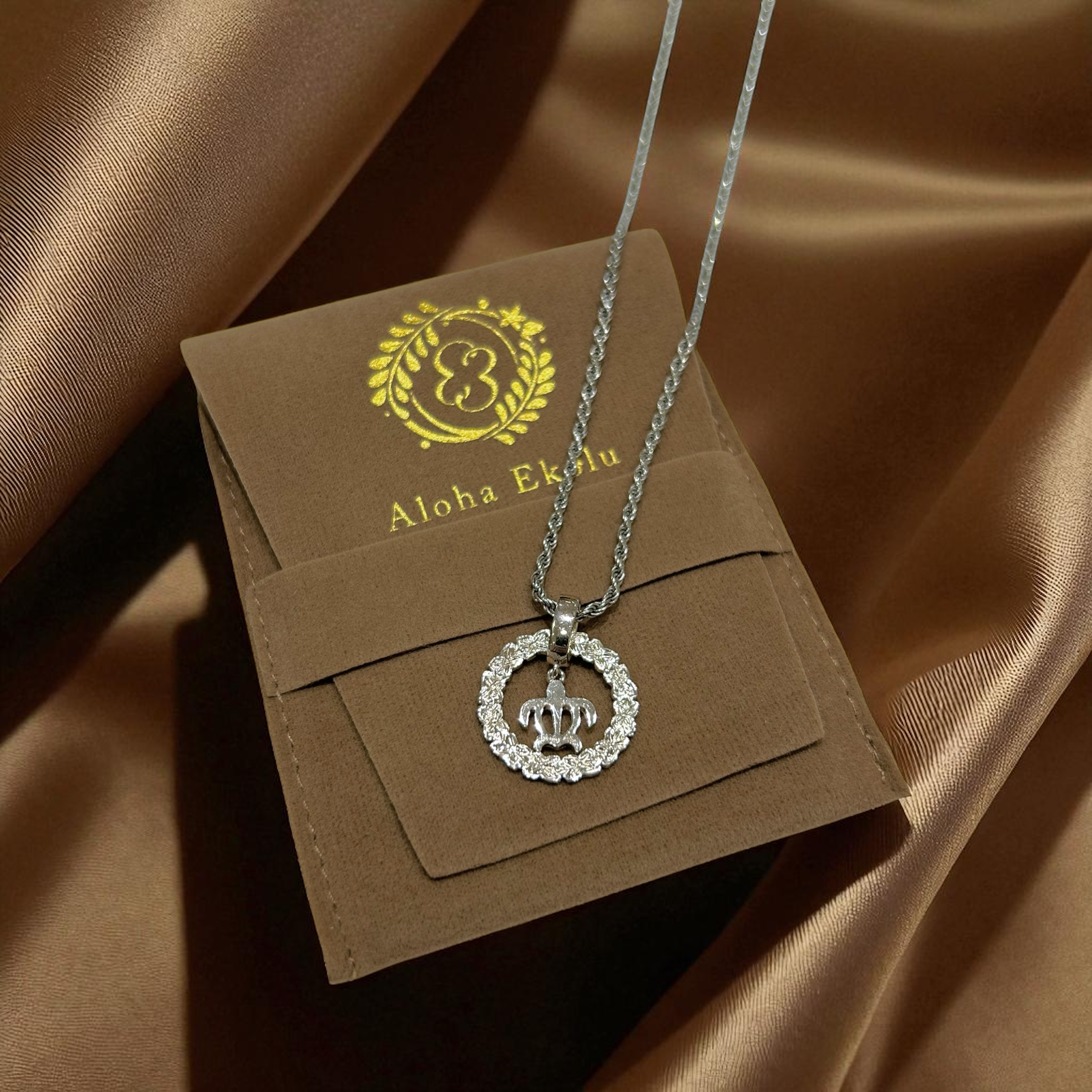 プルメリアサークル・ホヌペンダント 【2-7298】