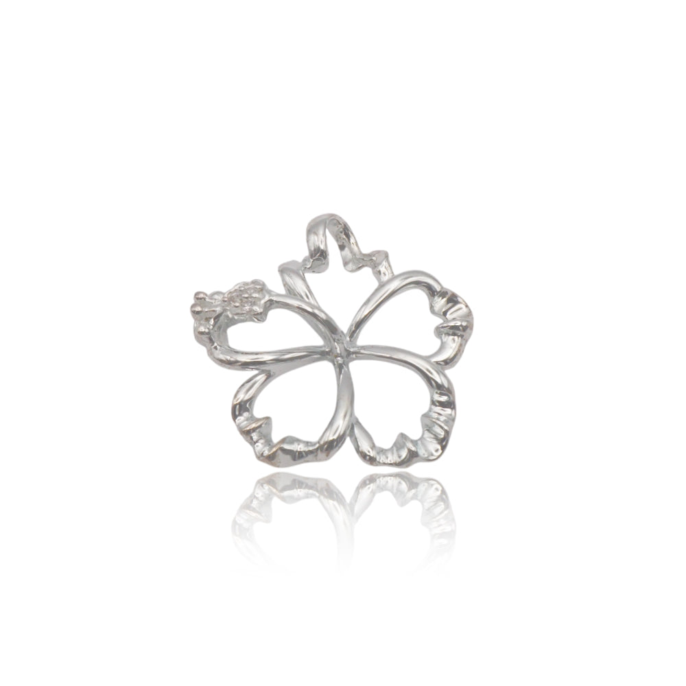 アウトラインハイビスカスペンダント 【2-7526】