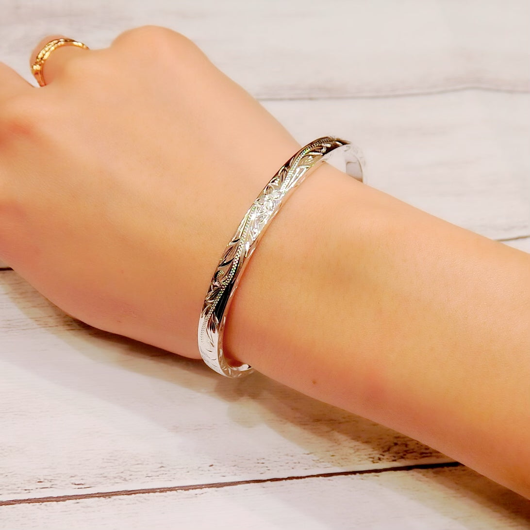 ヘビースクロールカフバングル 【5-0982】