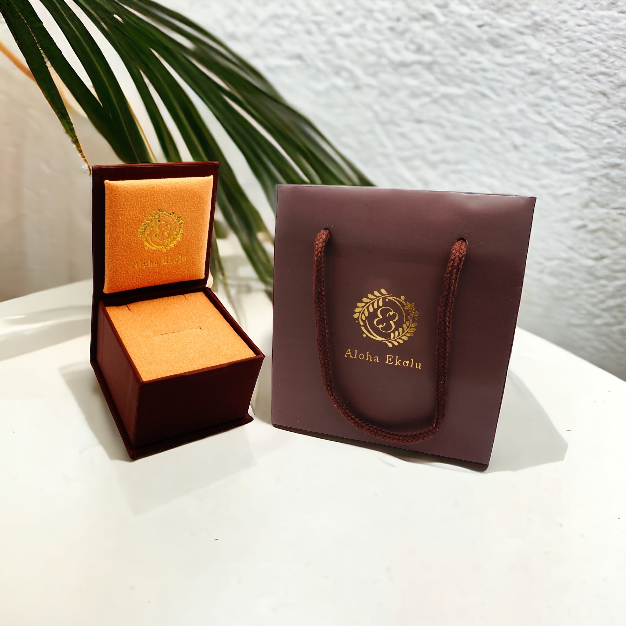 Aloha Ekolu ギフトボックス(ネックレス・リング・ピアス用) 【※オプション専用・単品購入不可】