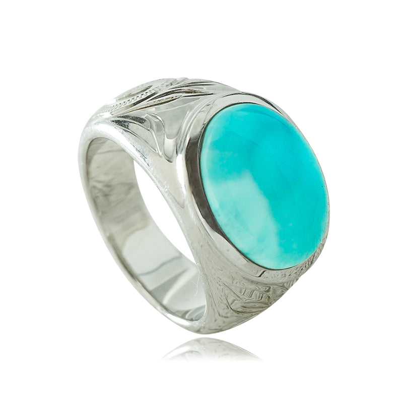 ラリマー×ヘリテージリング 【3-2643】