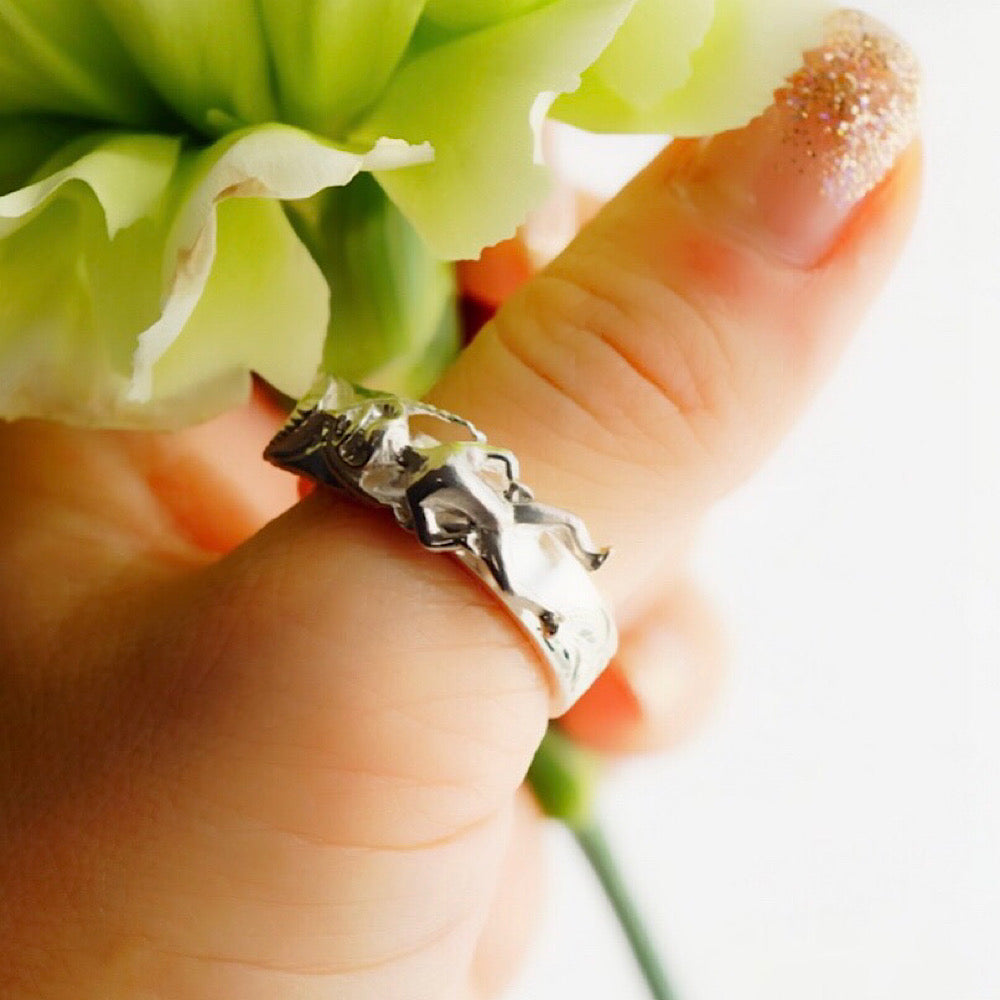 手彫りティキリング 【3-5743】