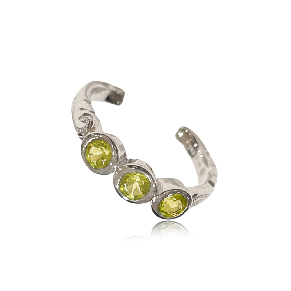 スクロールトリプルCZトゥリング 【3-6993】