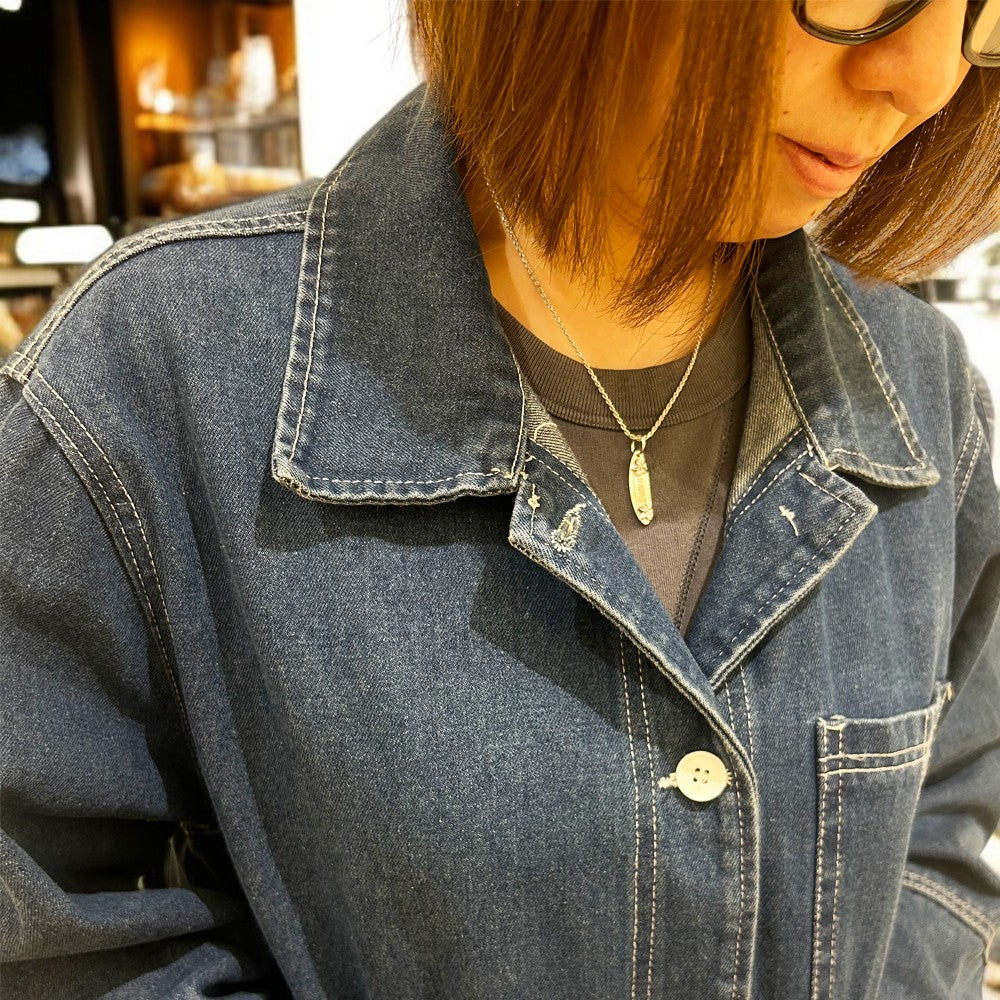 プルメリアonサーフボードペンダント(HAWAII) 【2-5423】