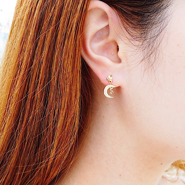 三日月&ホヌピアス 【4-0686】