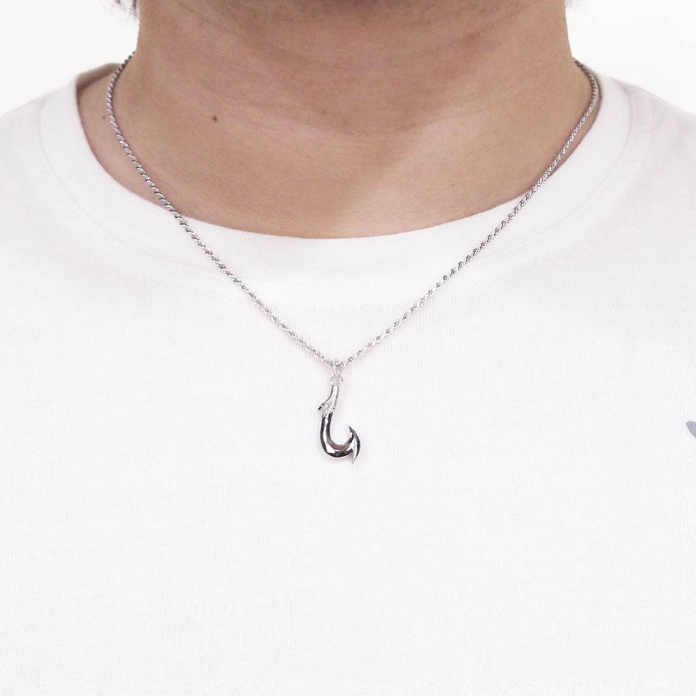 フィッシュフックペンダント 【2-4136 】