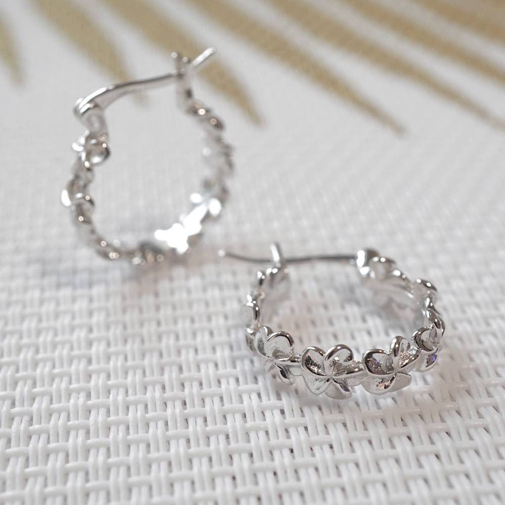 プルメリアフープピアス 【4-0662】