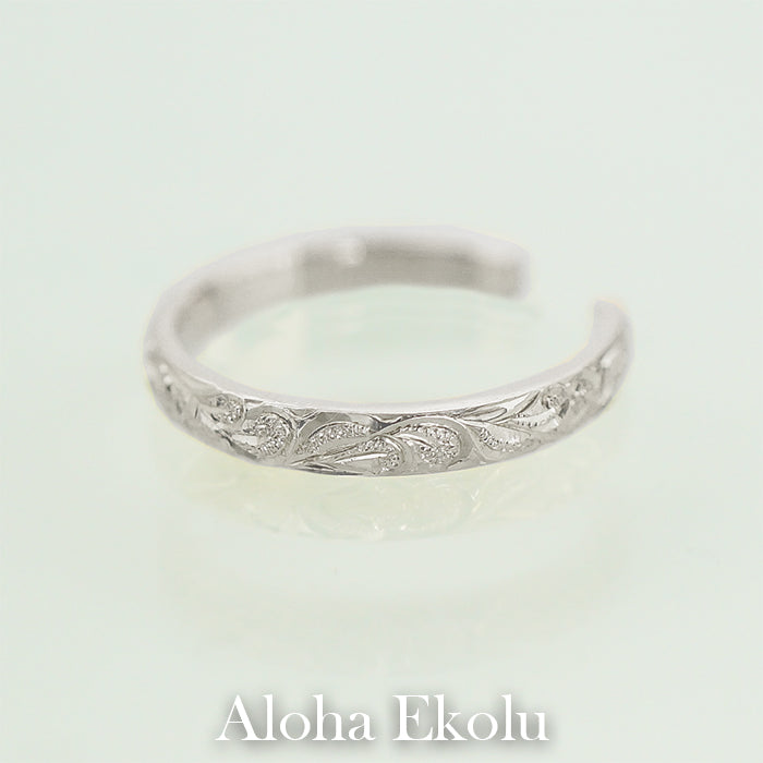 シルバー手彫りイヤーカフ 【4-2772】