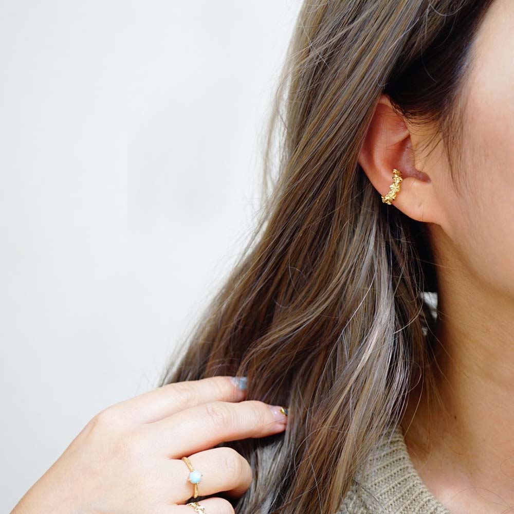 プルメリアイヤーカフ 【4-3090】