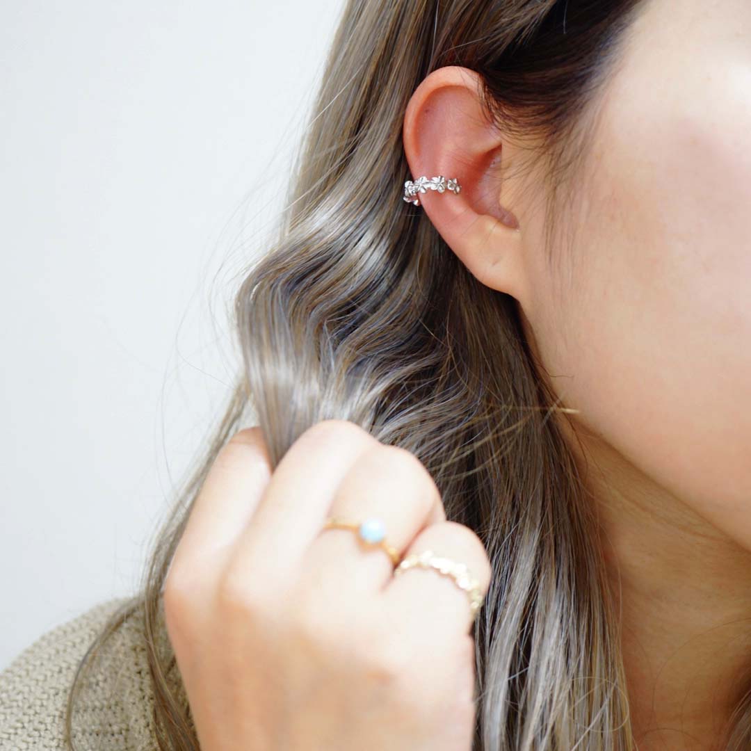 プルメリアイヤーカフ 【4-3090】