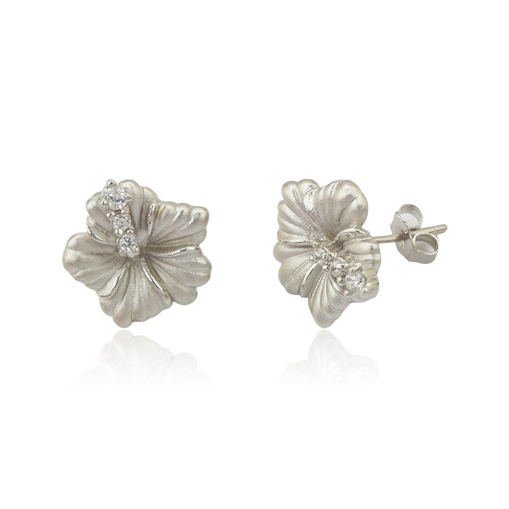 ハイビスカスピアス 【4-3328】