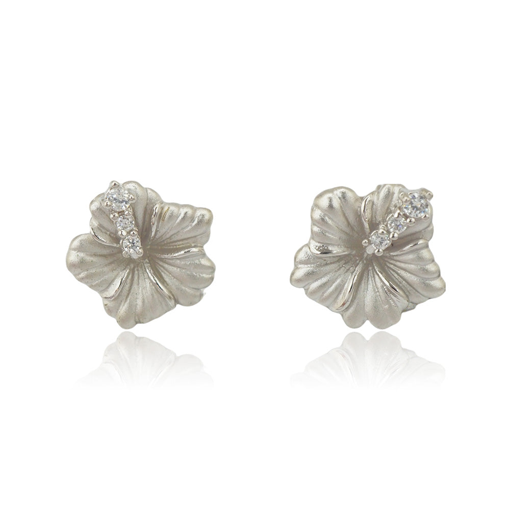 ハイビスカスピアス 【4-3328】