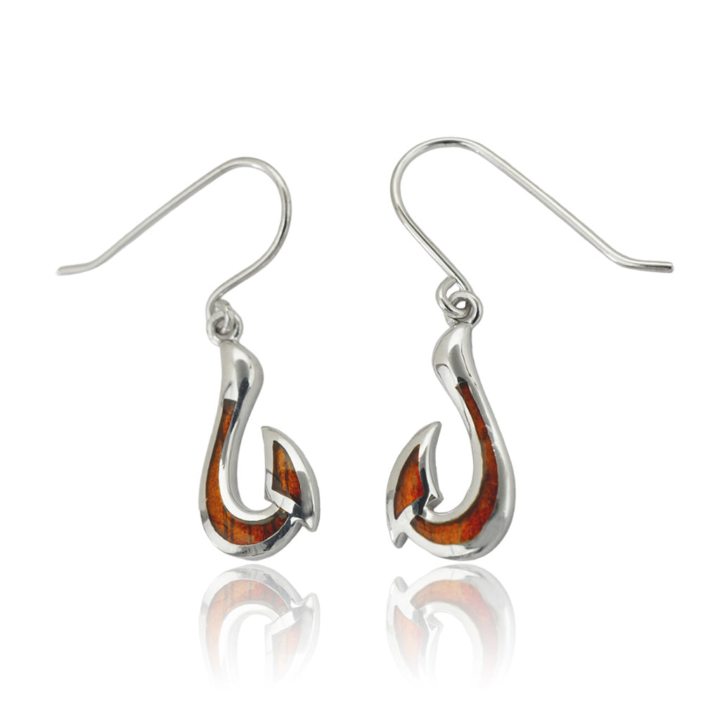 コアウッドフィッシュフックピアス 【4-3557】