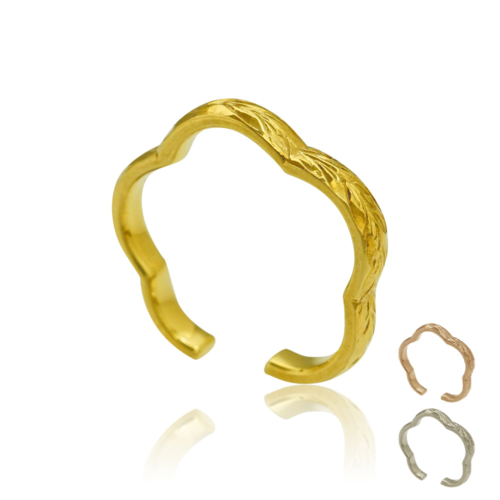 プルメリアアウトラインイヤーカフ 【4-3564】