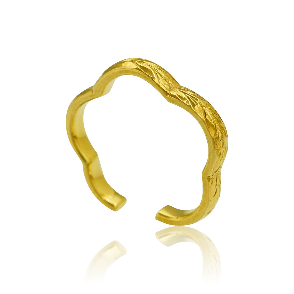 プルメリアアウトラインイヤーカフ 【4-3564】