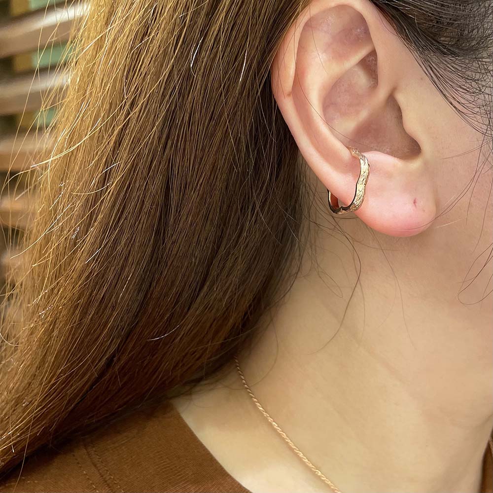 プルメリアアウトラインイヤーカフ 【4-3564】