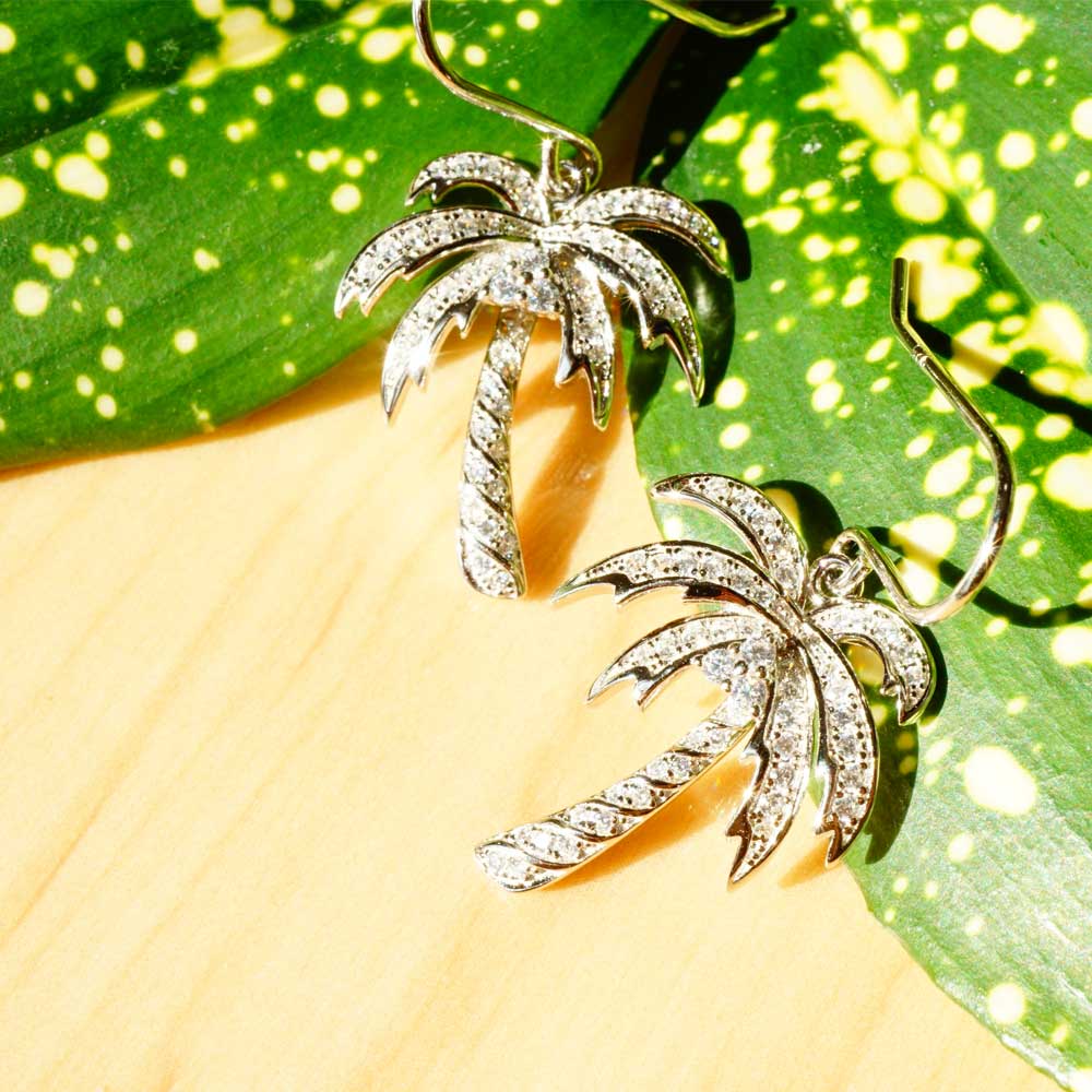 パームツリーフックピアス 【2-3885】