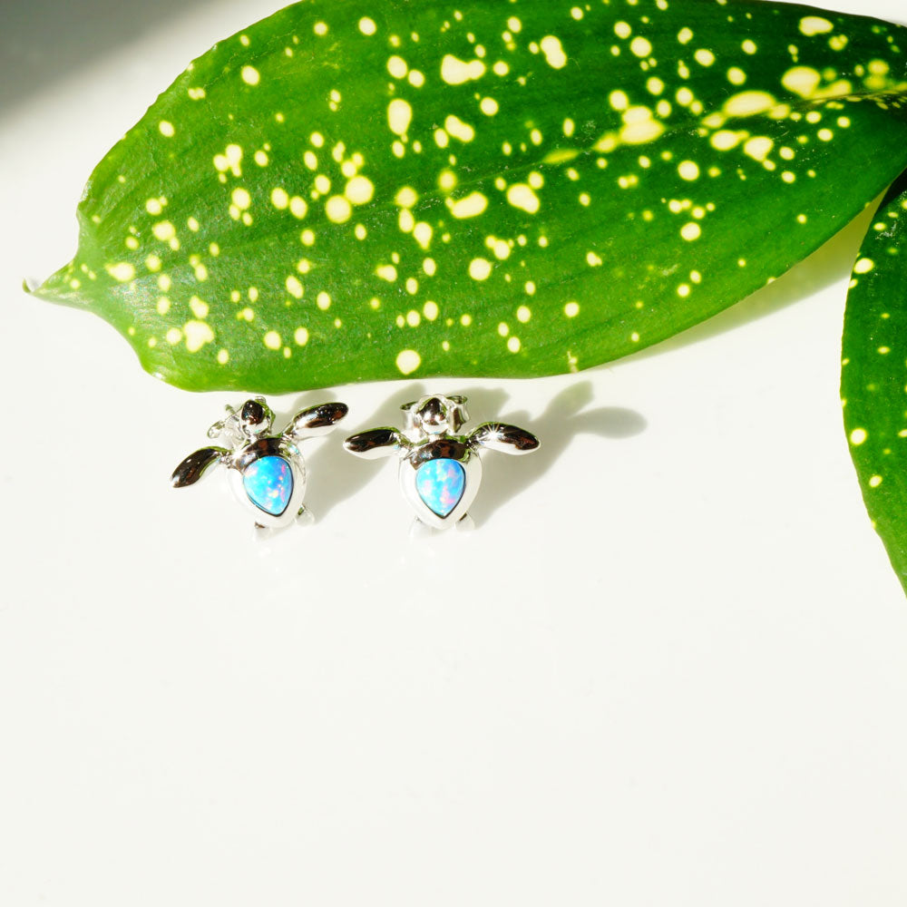 パープルオパールホヌピアス 【4-3892】