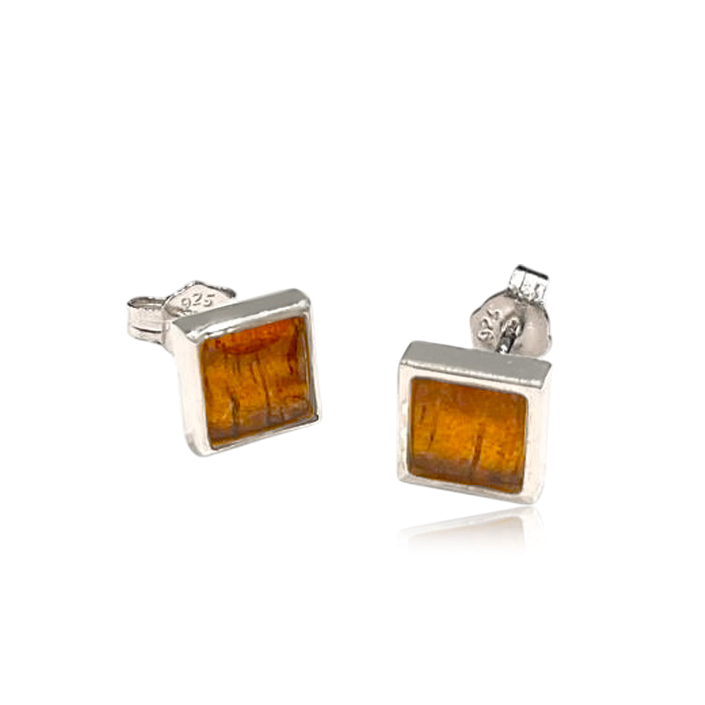 コアウッドスクエアピアス 【4-4936】