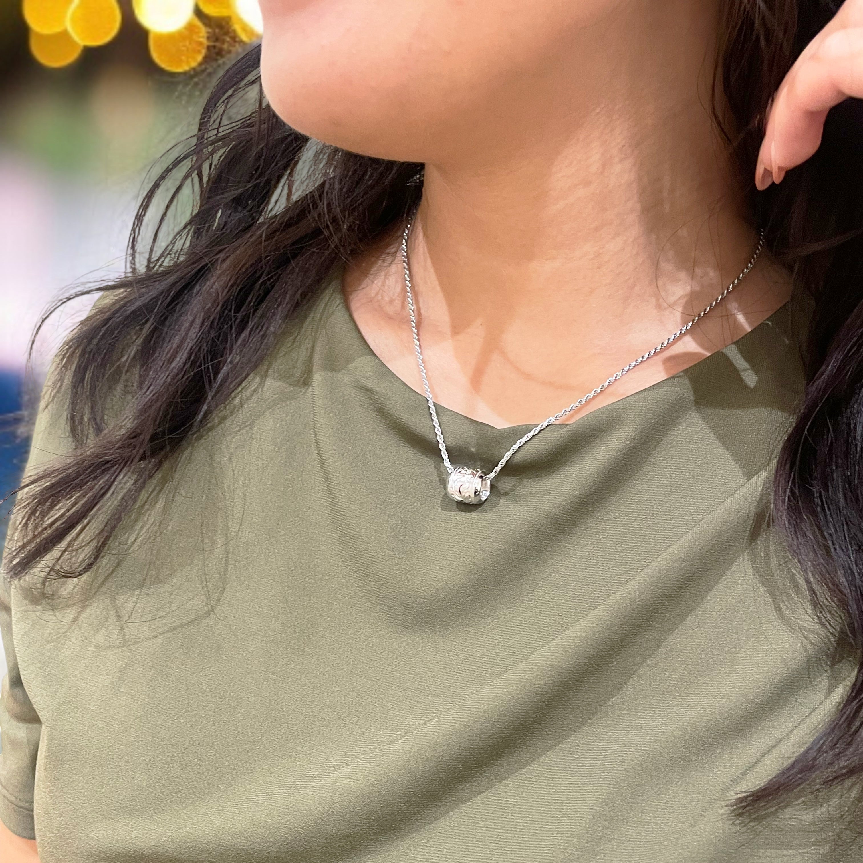 スクロールバレルペンダント 【2-5829】