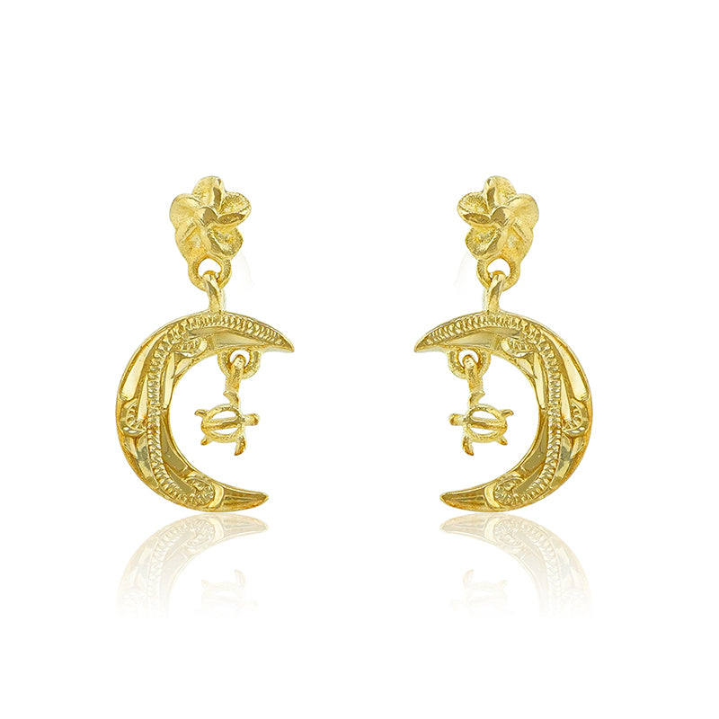 三日月&ホヌピアス 【4-0686】