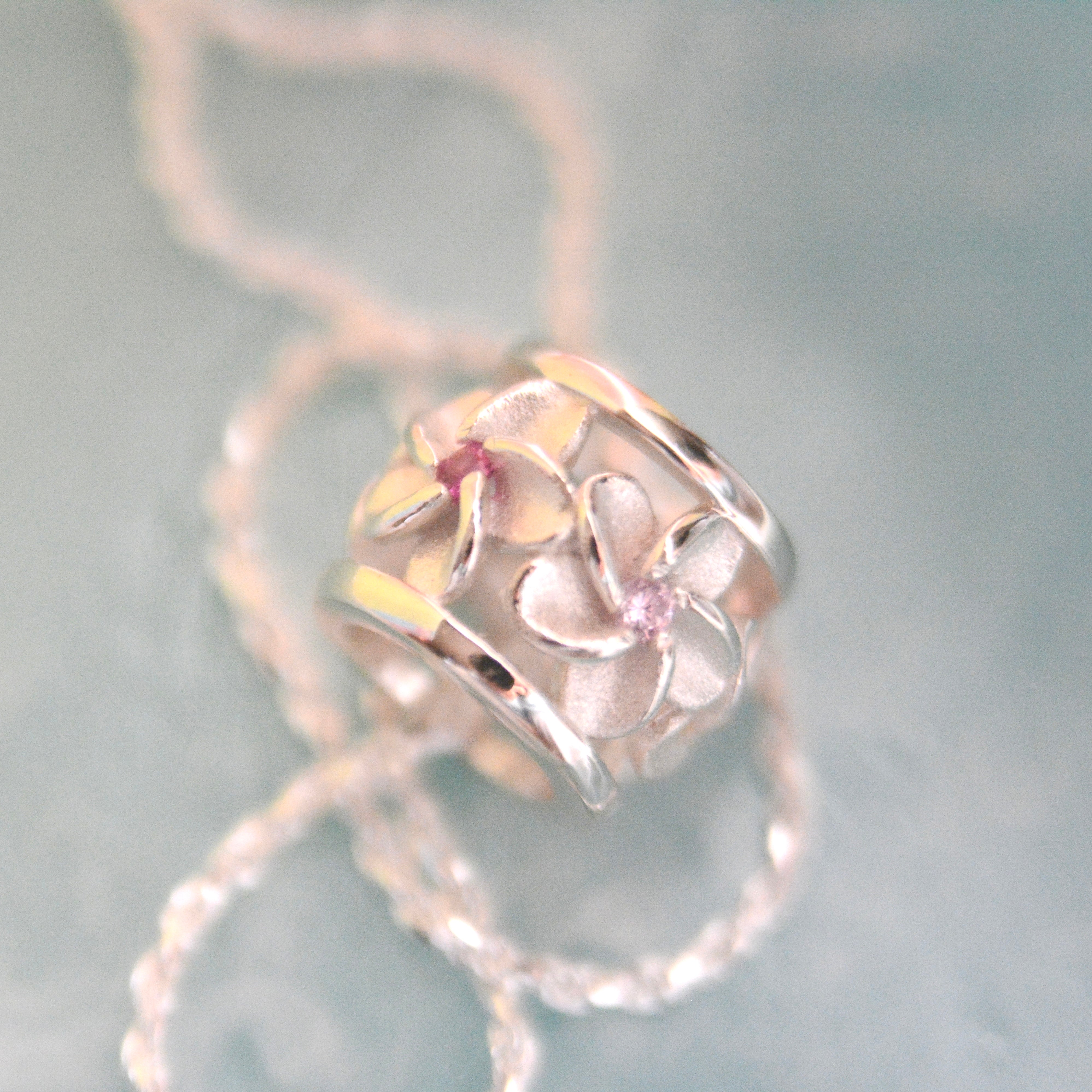 プルメリアバレルペンダント 【2-5904】