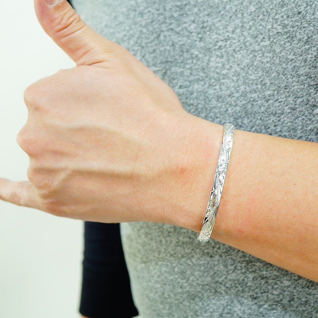 6mmヘビースクロールカフバングル 【5-0999】