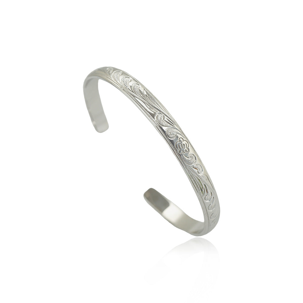 6mm カレイキニ&タートルカフバングル 【5-1316】