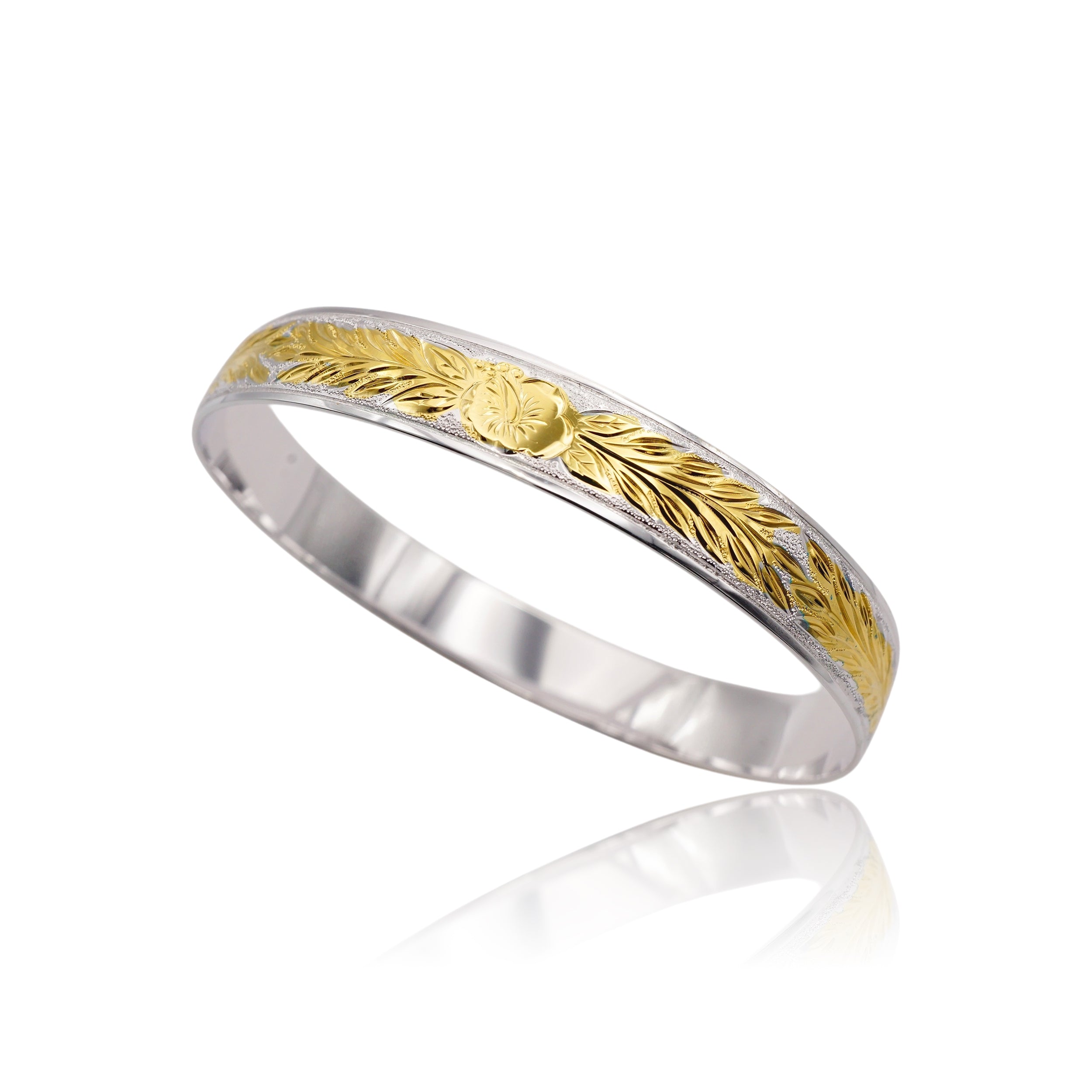 ハイビスカス&マイレリーフバングル 【5-1767】