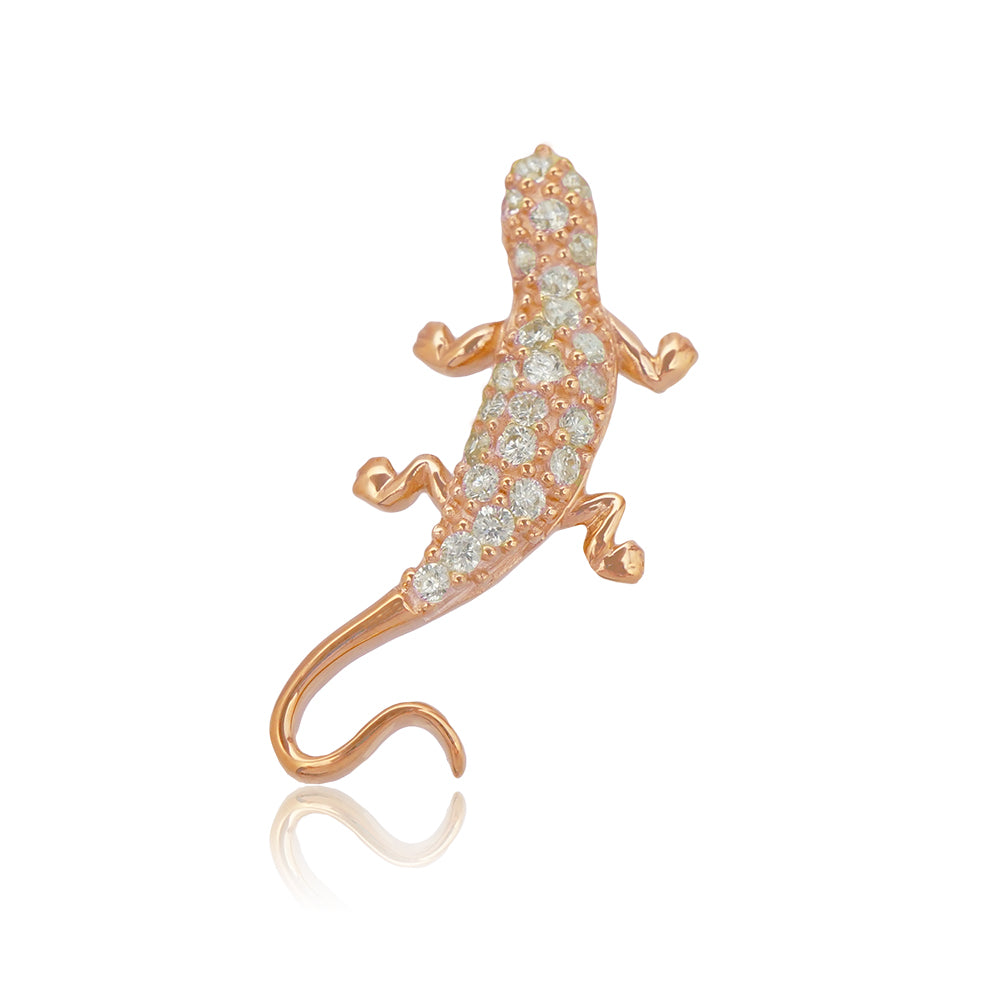 K14 ゲッコーペンダント 【7-2687】