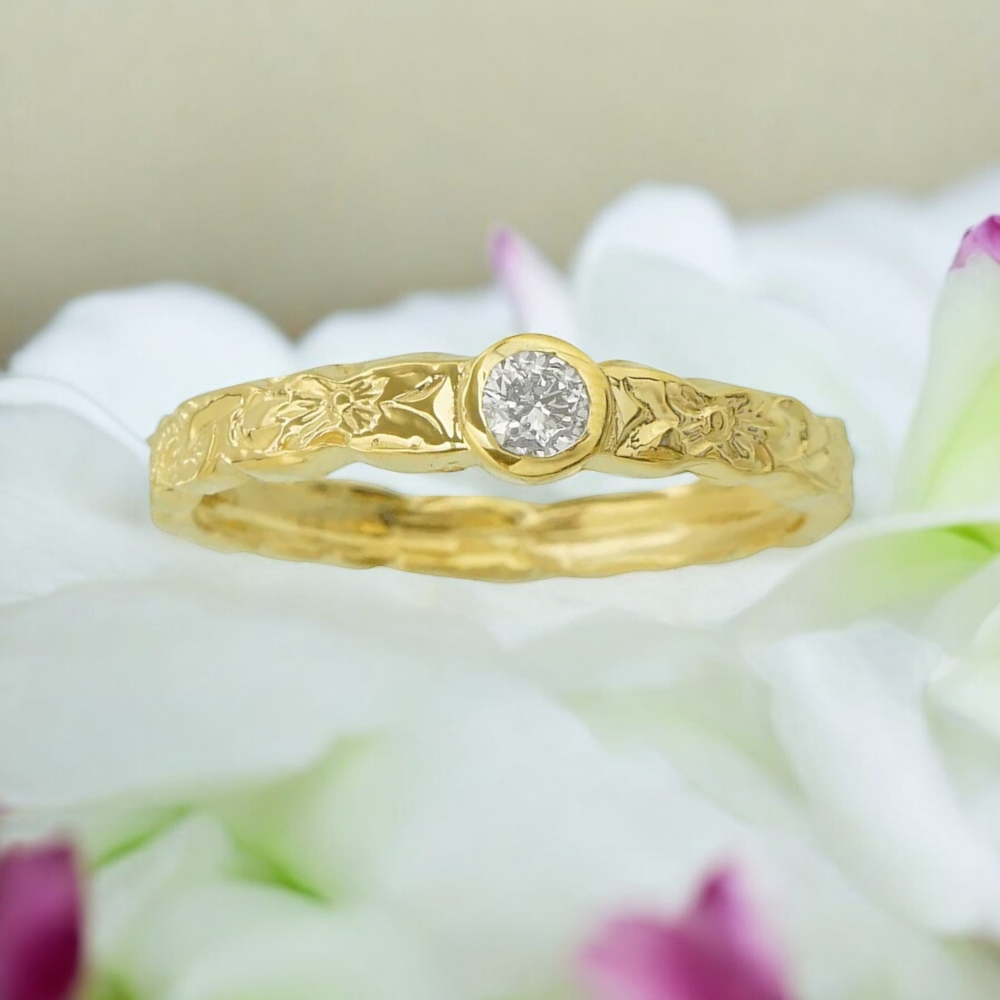 14KヘリテージDiaリング 【8-1283】