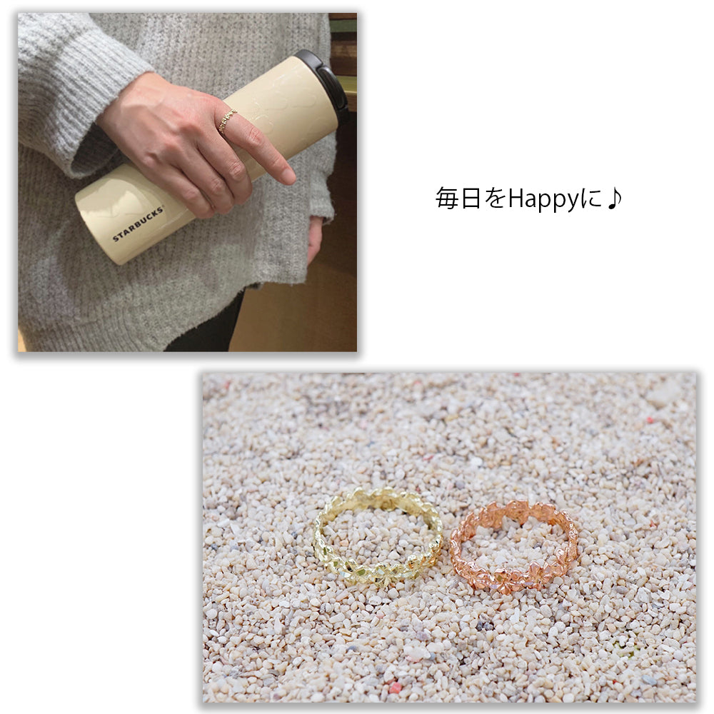 K14プルメリアレイリング 【8-1542】