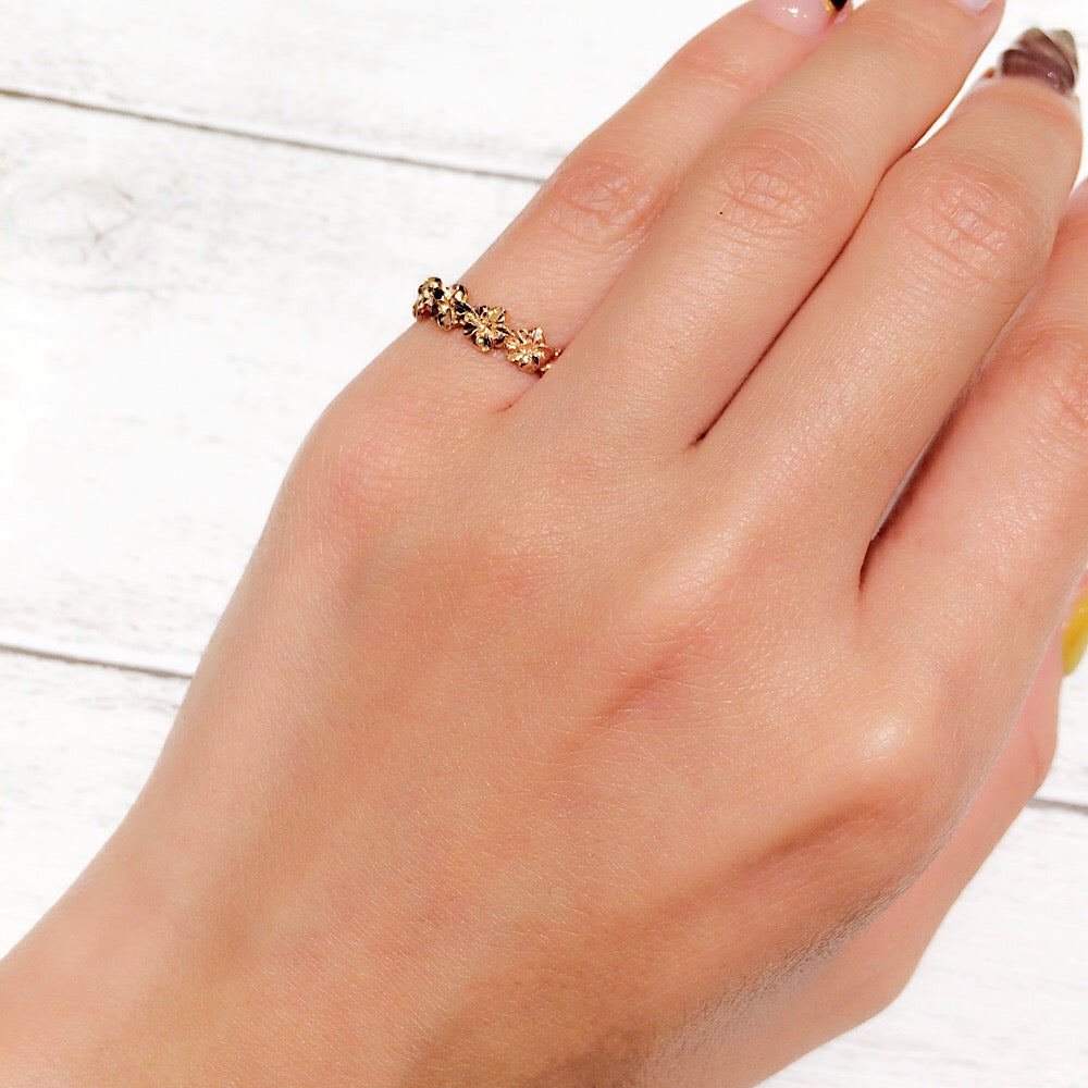 K14プルメリアレイリング 【8-1542】