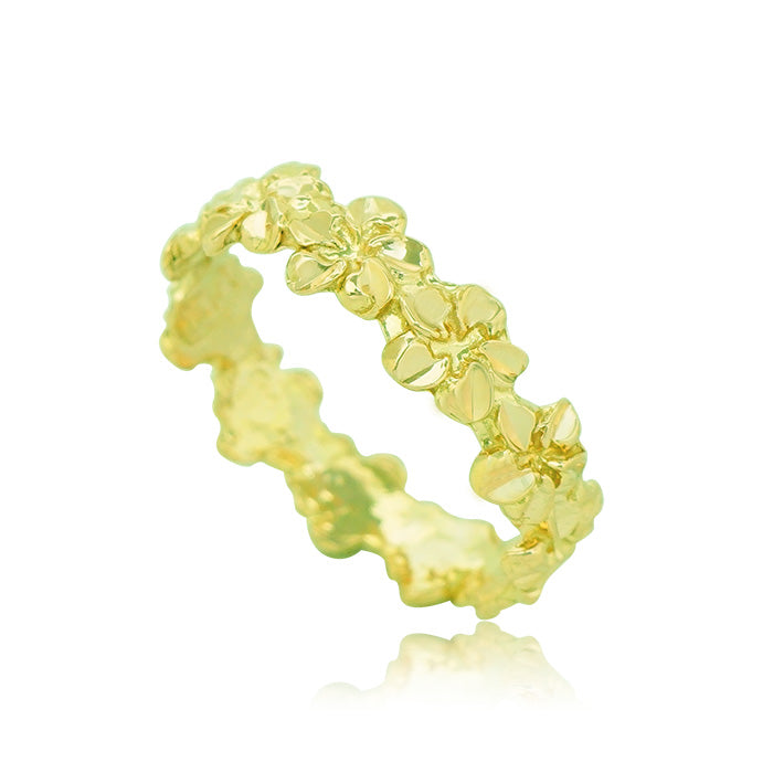 14Kプルメリアレイリング 【8-1542】