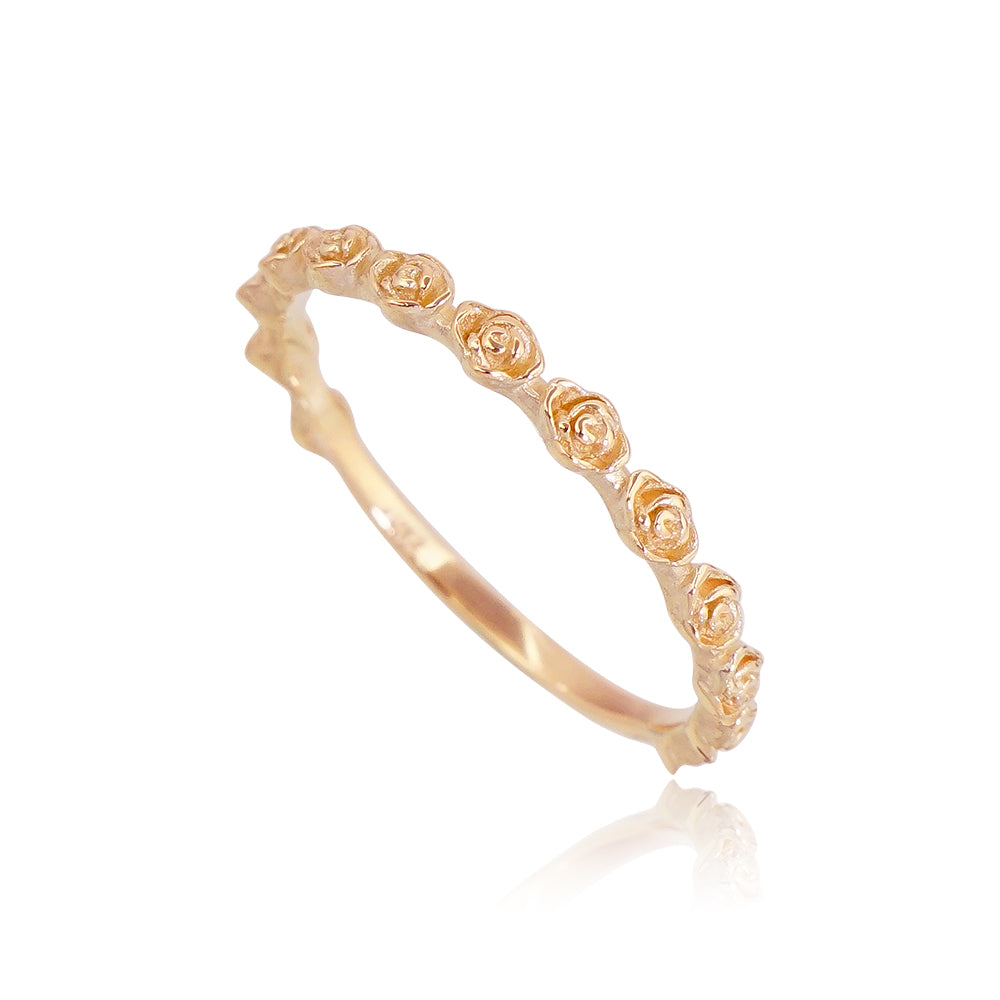 ★納期約1か月~2か月 14K マウイローズリング 【8-1665】